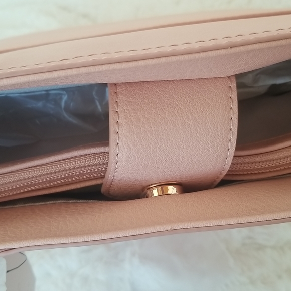 LC LAUREN CONRAD DUSTY PINK 'PRESLEY" TOTE - Picture 7 of 8